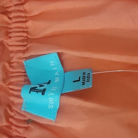 Adorable embroidered short summer dress size l. - Picture 6 of 7